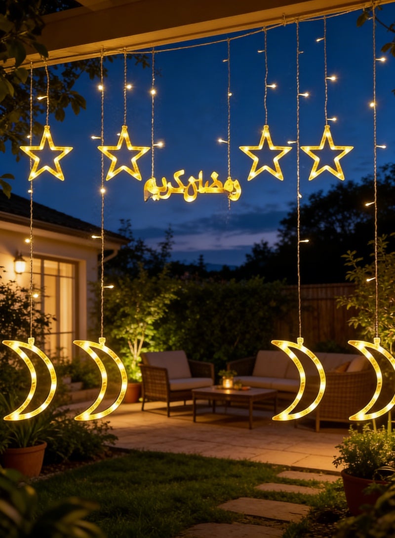 Yoawllty Ramadan Decorations, Ramadan Lights, Ramadan Night Lights, Strings Lights with A Ramadan Element Sign Decorations for Home - Image 2